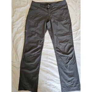 Arcteryx Pants Womens 10 Gray Gamma LT Belted Lightweight Cargo Hiking Straight
